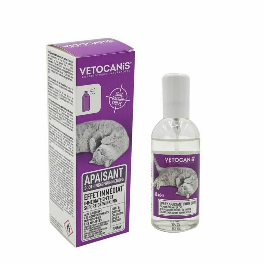 Spray til afslapning Vetocanis 60 ml Afslappende Kat