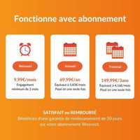 Antitabs-lokalisator Weenect Weenect XS GPS Hvid