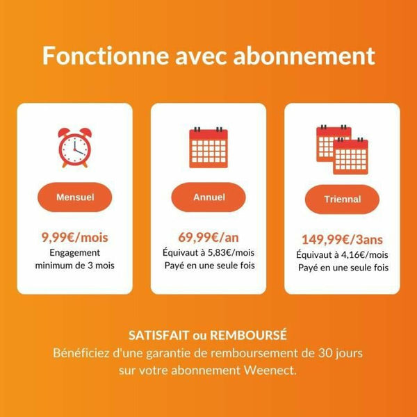 Antitabs-lokalisator Weenect Weenect XS GPS Hvid