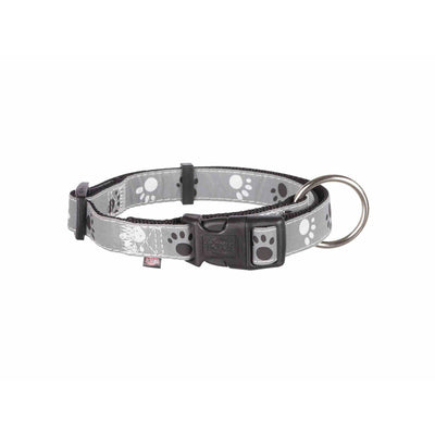 Hundehalsbånd Trixie Silver Reflect Sort Grå XS/S 22-35 cm