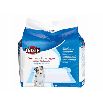 Træningsunderlag til hvalpe Trixie Puppy Nappy 40 x 60 cm 40 × 60 cm Hvid 50 enheder