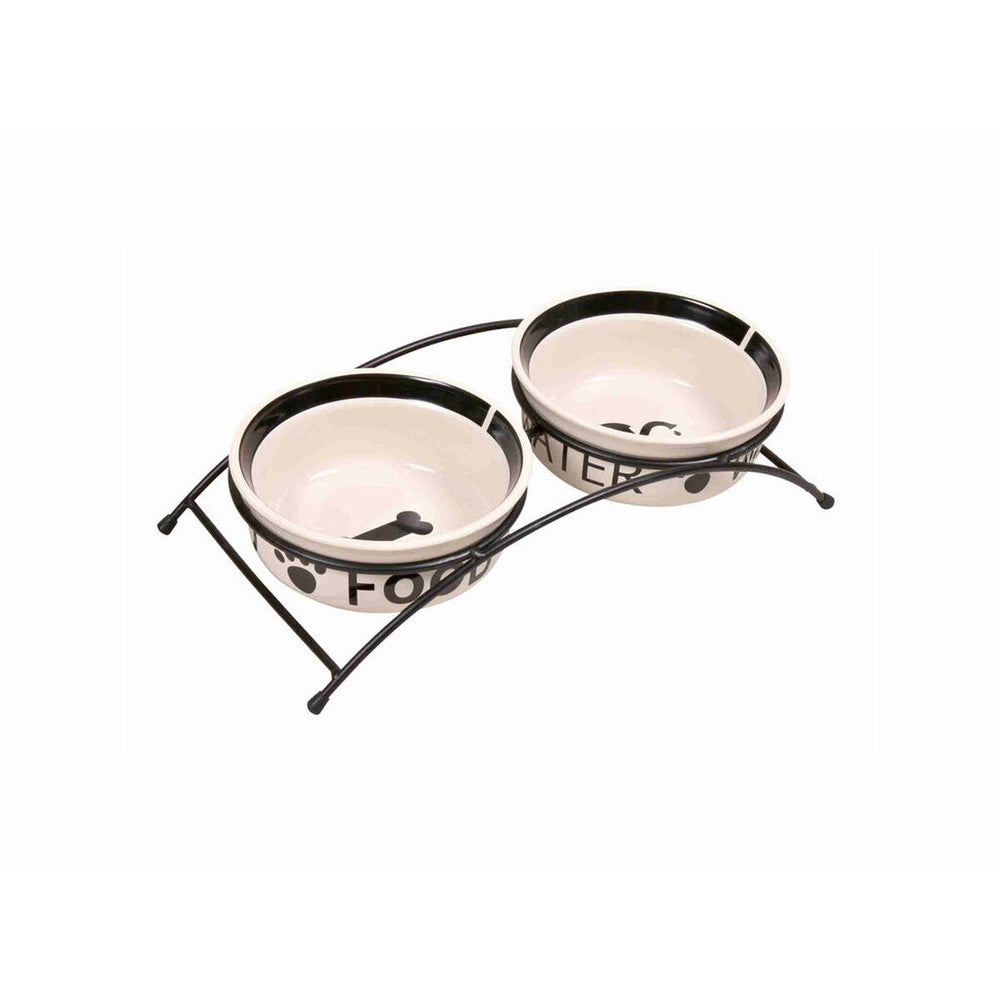 Madskål til kæledyr Trixie Dobbelt Skål