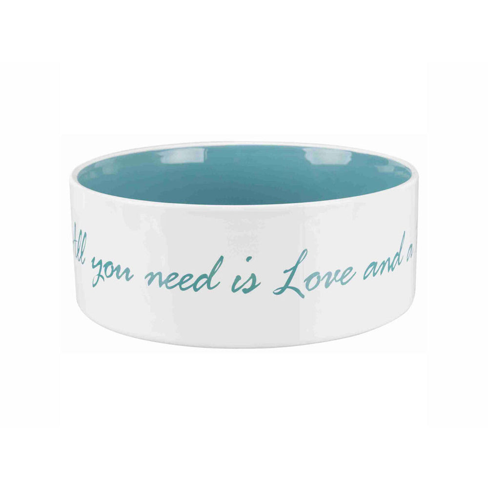 Hund Feeder Trixie Blå Flødefarvet Ø 20 cm 1,4 L