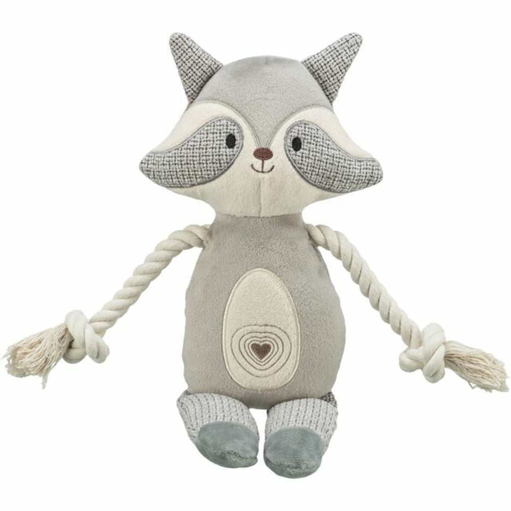 Plush legetøj til hunde Trixie 0036155 Polyester plys Bomuld Vaskebjørn 33 cm