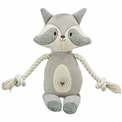 Plush legetøj til hunde Trixie 0036155 Polyester plys Bomuld Vaskebjørn 33 cm