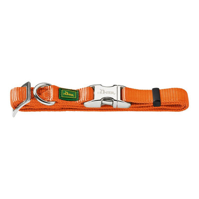 Hundehalsbånd Hunter Alu-Strong Orange M 30-45 cm