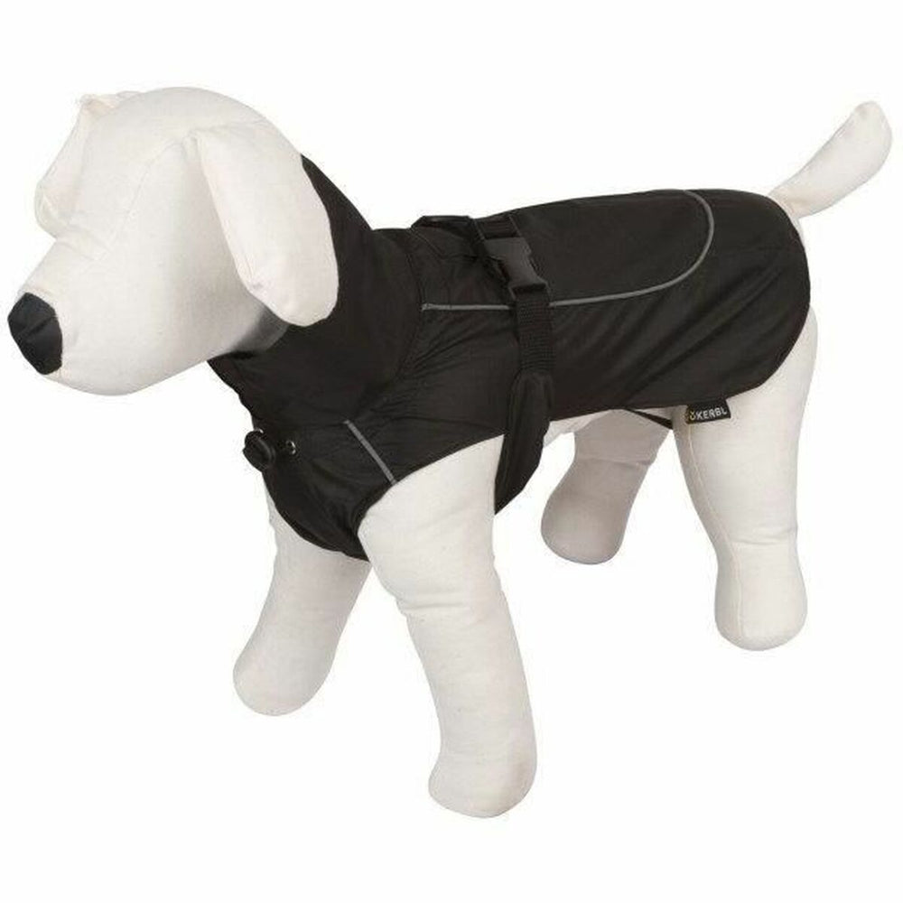 Hund regnfrakke Kerbl Sort 50 cm XL