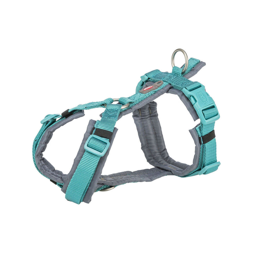 Hundesele Trixie Premium Trekking Grafit Lyseblå S