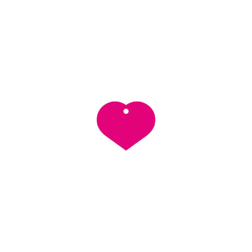 Identifikationsplade til krave Imarc Heart Pink