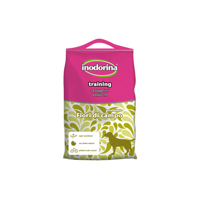 Træningsunderlag til hvalpe Inodorina WILD FLOWER 60 x 60 cm (10 enheder)