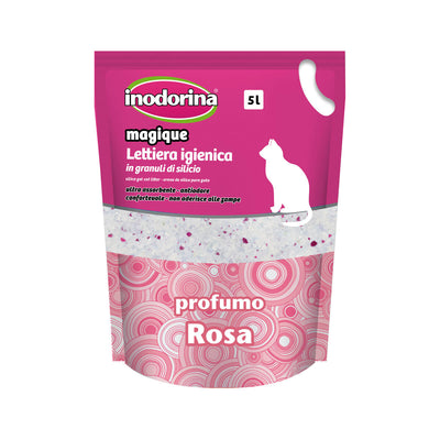 Kattegrus Inodorina MAGIQUE ROSE Roser 5 L