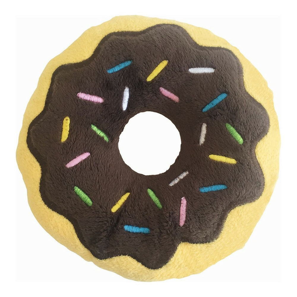Plush legetøj til hunde Gloria 3 x 5 x 14 cm Chokolade Donut Brun