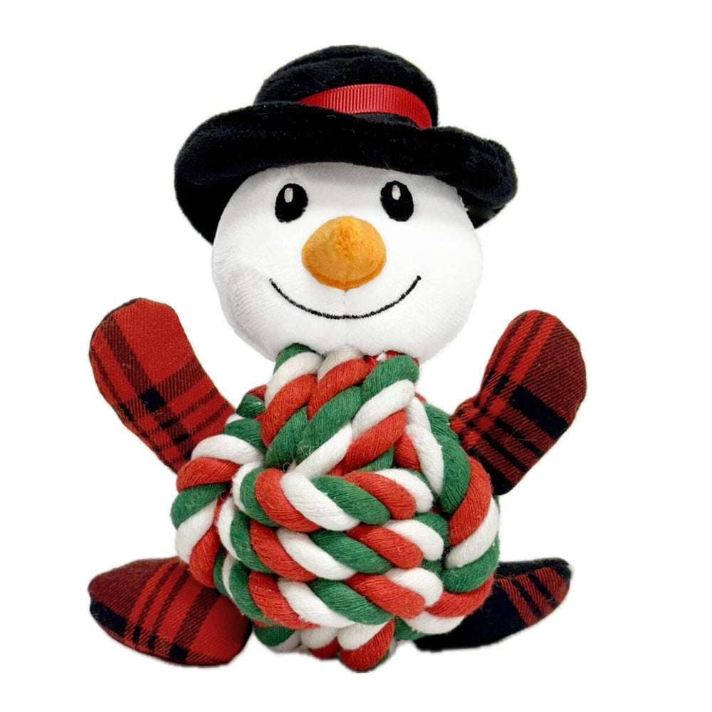 Plush legetøj til hunde Gloria XMAS FROSTY Hvid