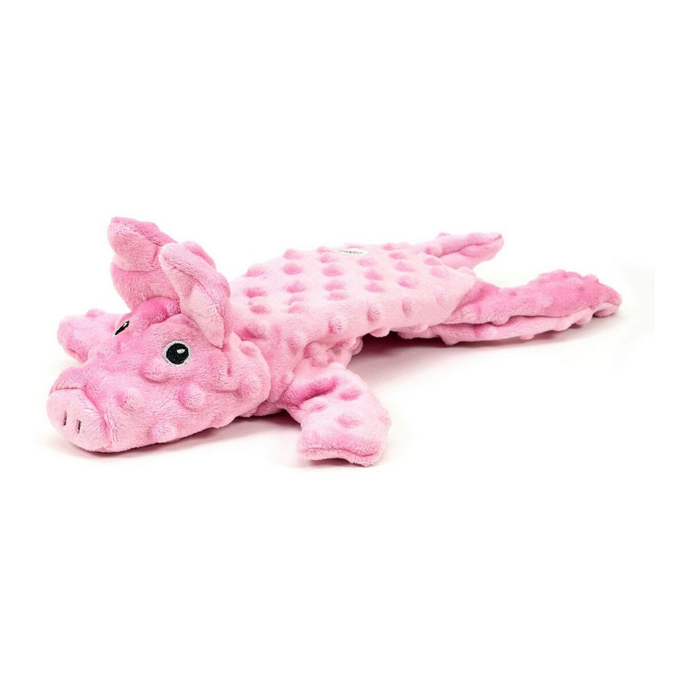 Plush legetøj til hunde Gloria Dogmonsters Pink 100 % polyester Gris 34 x 9 cm