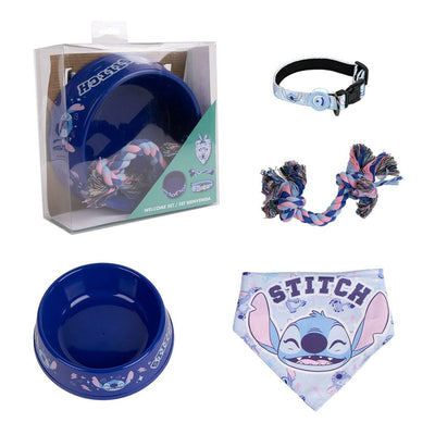 Welcome Gift Set for Dogs Stitch Blå 21,0 x 21,0 x 8,8 cm Hund