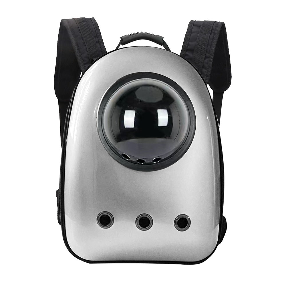 Moderne Katterygsæk med Panorama-vindue – Sølv