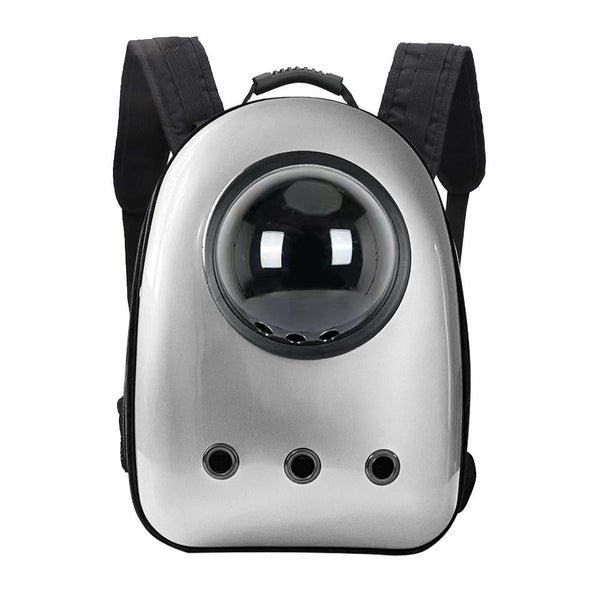 Moderne Katterygsæk med Panorama-vindue – Sølv