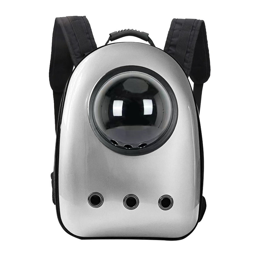 Moderne Katterygsæk med Panorama-vindue – Sølv