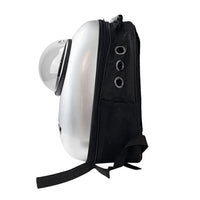 Moderne Katterygsæk med Panorama-vindue – Sølv