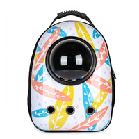 Moderne Katterygsæk - Hvid med Bladmotiv